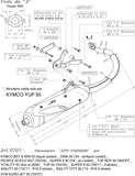 Complete Catalytic Exhaust System With Sound Certification Sito Stainless Steel - Leovince Compatible With Kymco Bet & Win 50 Liquid Cooled (2001-2007)