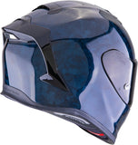 Integralhelm Für Motorrad Scorpion Exo Exo-R1 Evo Carbon Air Carbon Fiber Blau Onyx Grösse S