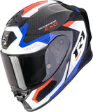 Integralhelm Für Motorrad Scorpion Exo Exo-R1 Evo Carbon Air Carbon Fiber Schwarz Rot Propel Grösse L