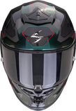 Integralhelm Für Motorrad Scorpion Exo Exo-R1 Evo Carbon Air Carbon Fiber Schwarz Grün Propel Grösse Xs