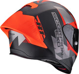 Integralhelm Für Motorrad Scorpion Exo Exo-R1 Evo Ii Air Ultra Tct Mattschwarz Rot Valere Grösse S