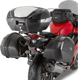 Monolock Black Tech Top Case - 30 Lt Technopolymer - Givi Compatible With Honda Vfr 800 F (2014-2020)