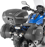 Motorradkoffer Monokey Trekker Aluminium Schwarz 52 Lt Trekker Aluminium - Givi Kompatibel Mit Honda Nc 750 X (2016-2020)