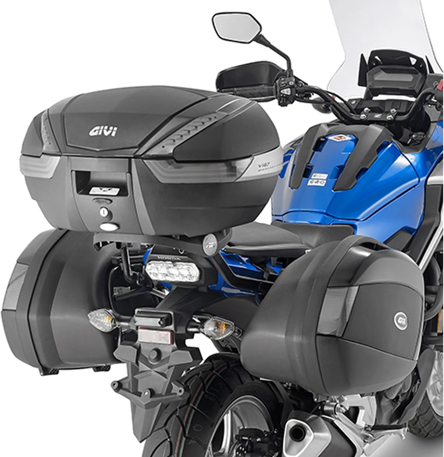Motorradkoffer Monolock Alpina Aluminium 44 Lt Alpina Aluminium - Givi Kompatibel Mit Honda Nc 750 S (2016-2020)