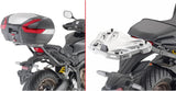 Motorradkoffer Monolock Alpina Aluminium Schwarz 44 Lt Alpina Aluminium - Givi Kompatibel Mit Honda Cb 650 R (2019-2020)