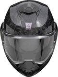 Full-Face Motorcycle Helmet Scorpion Exo Exo-Tech Evo Carbon Carbon Fiber Black Onyx Size L