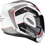 Klapphelm Für Motorrad Scorpion Exo Exo-Tech Evo Pro Ultra Tct Grau Schwarz Rot Acuti Grösse Xl