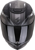 Integralhelm Für Motorrad Scorpion Exo Exo-391 Polycarbonate Mattschwarz Silber Ava Grösse Xs
