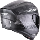 Integralhelm Für Motorrad Scorpion Exo Exo-391 Polycarbonate Mattschwarz Silber Ava Grösse Xs