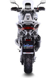 Auspuffendstück Mit Geräuschzulassung Nero Edelstahl Endkappe Carbon Fiber - Leovince Kompatibel Mit Honda X-Adv 750 (2017-2024)