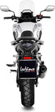 Auspuffendrohr Ohne Geräuschzulassung Nero Edelstahl Endkappe Carbon Fiber - Leovince Kompatibel Mit Honda Cb 500 X (2019-2023)