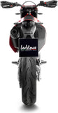 Auspuffendstück Mit Geräuschzulassung Nero Edelstahl Endkappe Carbon Fiber - Leovince Kompatibel Mit Gasgas Sm 700 (2022-2024)