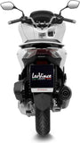 Komplette Auspuffanlage Ohne Katalysator Und Ohne Geräuschzulassung Nero Edelstahl Endkappe Carbon Fiber - Leovince Kompatibel Mit Honda Pcx 125 (2021-2024)