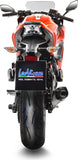 Komplette Abgasanlage Mit Katalysator Und Geräuschzulassung Lv One Evo Edelstahl Endkappe Carbon Fiber - Leovince Kompatibel Mit Kawasaki Z 650 (2017-2019)