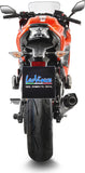 Komplette Abgasanlage Mit Katalysator Und Geräuschzulassung Lv One Evo Carbon Fiber Endkappe Carbon Fiber - Leovince Kompatibel Mit Kawasaki Z 650 (2020)