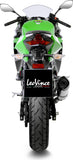 Auspuffendstück Mit Geräuschzulassung Lv One Evo Edelstahl Endkappe Carbon Fiber - Leovince Kompatibel Mit Kawasaki Ninja 500 - Se (2024-2026)