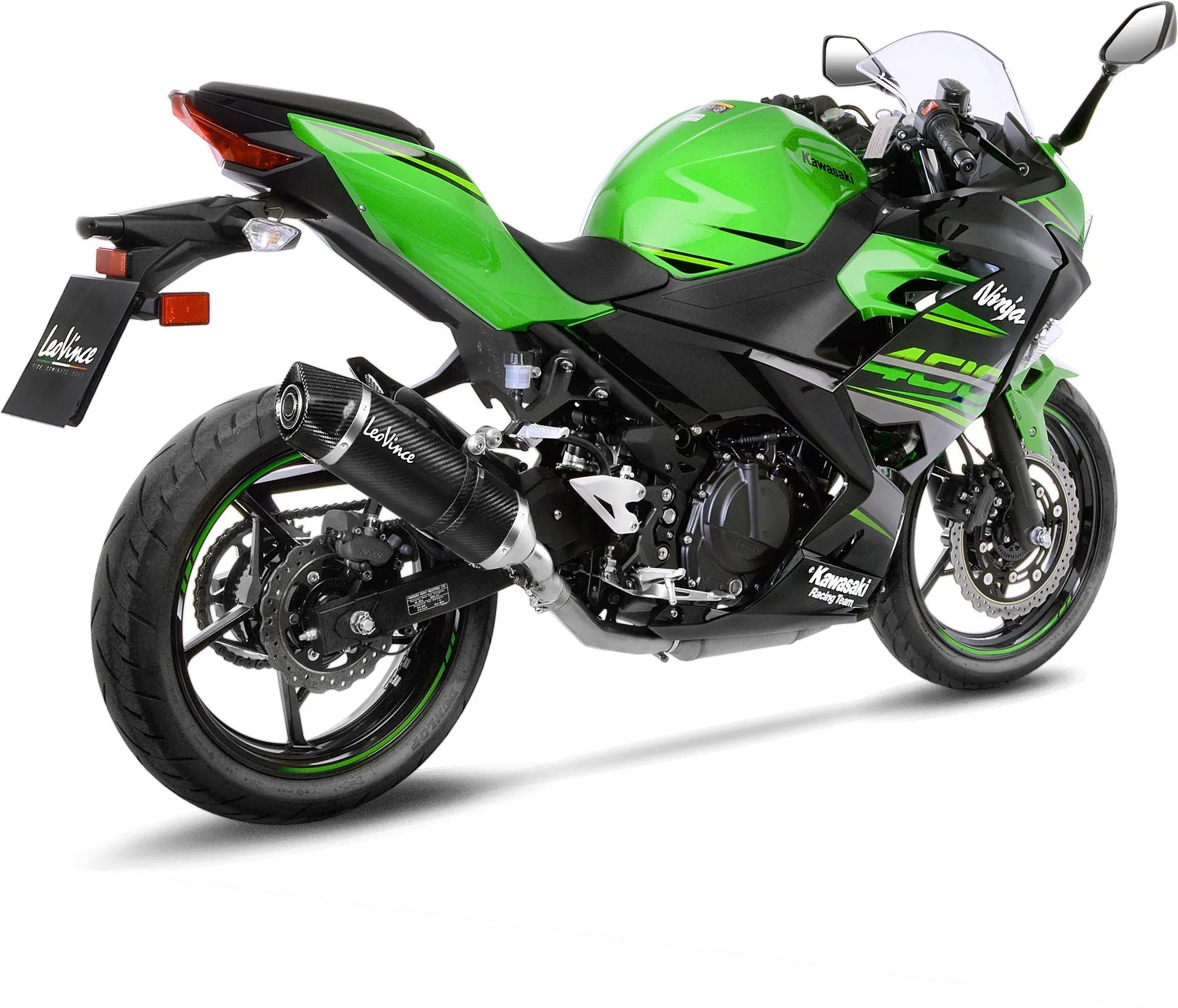Auspuffendstück Mit Geräuschzulassung Lv One Evo Carbon Fiber Endkappe Carbon Fiber - Leovince Kompatibel Mit Kawasaki Z 500 - Se (2024-2026)