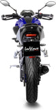 Complete Catalytic Exhaust System With Sound Certification Lv One Evo Carbon Fiber Carbon Fiber End Cap - Leovince Compatible With Yamaha Yzf-R 125 (2017-2018)
