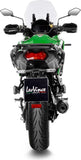 Auspuffendstück Mit Geräuschzulassung Lv One Evo Edelstahl Endkappe Carbon Fiber - Leovince Kompatibel Mit Kawasaki Versys 1000 (2019-2024)