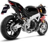 Auspuffendrohr Ohne Geräuschzulassung Factory S Carbon Fiber Endkappe Carbon Fiber - Leovince Kompatibel Mit Aprilia Tuono V4 1100 (2019-2020)