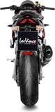 Auspuffendrohr Ohne Geräuschzulassung Factory S Carbon Fiber Endkappe Carbon Fiber - Leovince Kompatibel Mit Aprilia Tuono V4 1100 (2021-2024)