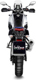 Exhaust Tip With Noise Certification Lv One Evo Stainless Steel Carbon Fiber End Cap - Leovince Compatible With Yamaha Ténéré 700 Explore (2025-2026)
