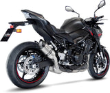 Auspuffendstück Mit Geräuschzulassung Lv Pro Edelstahl Endkappe Carbon Fiber - Leovince Kompatibel Mit Kawasaki Z 900 (2020-2024)