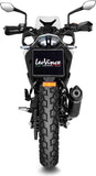 Auspuffendstück Mit Geräuschzulassung Lv One Evo Edelstahl Schwarz Endkappe Carbon Fiber - Leovince Kompatibel Mit Ktm 390 Adventure (2020-2024)
