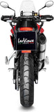Auspuffendstück Mit Geräuschzulassung Lv One Evo Edelstahl Endkappe Carbon Fiber - Leovince Kompatibel Mit Triumph Tiger 850 (2020-2023)