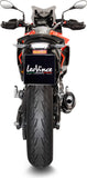 Auspuffendrohr Ohne Geräuschzulassung Factory S Edelstahl Schwarz Endkappe Carbon Fiber - Leovince Kompatibel Mit Bmw F 900 R - Xr - A2 (2020-2024)