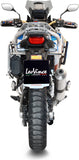Auspuffendrohr Ohne Geräuschzulassung Lv One Evo Edelstahl - Leovince Kompatibel Mit Honda Crf 1100 L Africa Twin Dct (2020-2023)