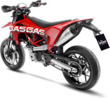 Complete Catalytic Exhaust System With Sound Certification Lv One Evo Stainless Steel Carbon Fiber End Cap - Leovince Compatible With Ktm 690 Enduro R (2019-2024)