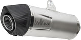 Complete Catalytic Exhaust System With Sound Certification Lv One Evo Stainless Steel Carbon Fiber End Cap - Leovince Compatible With Husqvarna 701 Supermoto (2021-2024)