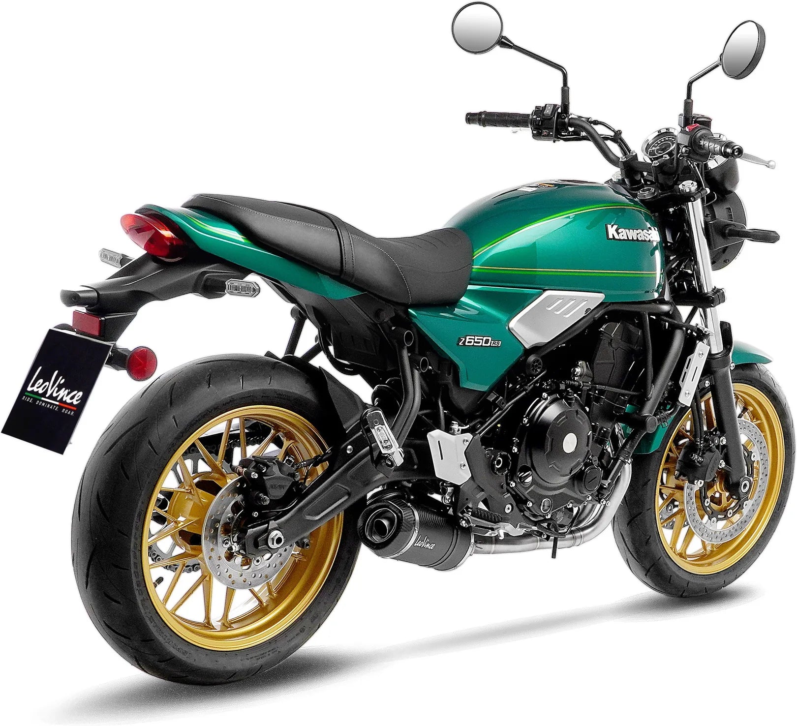 Komplette Abgasanlage Mit Katalysator Und Geräuschzulassung Lv One Evo Carbon Fiber Endkappe Carbon Fiber - Leovince Kompatibel Mit Kawasaki Versys 650 (2021-2024)