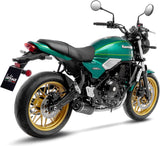 Complete Exhaust System Without Catalytic Converter And Without Sound Certification Lv One Evo Carbon Fiber Carbon Fiber End Cap - Leovince Compatible With Kawasaki Z 650 Rs (2022-2024)