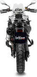 Auspuffendstück Mit Geräuschzulassung Lv One Evo Edelstahl Endkappe Carbon Fiber - Leovince Kompatibel Mit Bmw F 700 Gs (2017-2018)