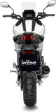 Auspuffendrohr Ohne Geräuschzulassung Lv One Evo Edelstahl Endkappe Carbon Fiber - Leovince Kompatibel Mit Honda Nc 750 X (2021-2024)