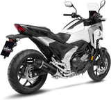 Auspuffendstück Mit Geräuschzulassung Lv One Evo Carbon Fiber Endkappe Carbon Fiber - Leovince Kompatibel Mit Honda Nc 750 X (2021-2024)