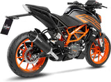 Auspuffendstück Mit Geräuschzulassung Lv One Evo Carbon Fiber Endkappe Carbon Fiber - Leovince Kompatibel Mit Ktm 125 Duke (2021-2023)