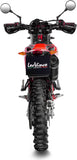 Auspuffendrohr Ohne Geräuschzulassung Lv One Evo Edelstahl Schwarz Endkappe Carbon Fiber - Leovince Kompatibel Mit Beta Rr 4T 125 Lc (2021-2024)