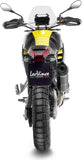 Auspuffendrohr Ohne Geräuschzulassung Lv One Evo Edelstahl Schwarz Endkappe Carbon Fiber - Leovince Kompatibel Mit Aprilia Tuareg 660 (2025-2026)