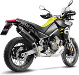 Auspuffendstück Mit Geräuschzulassung Lv One Evo Edelstahl Schwarz Endkappe Carbon Fiber - Leovince Kompatibel Mit Aprilia Tuareg 660 (2022-2024)