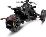Auspuffendrohr Ohne Geräuschzulassung Lv One Evo Edelstahl Endkappe Carbon Fiber - Leovince Kompatibel Mit Can Am Ryker 600 Sport - Rally (2019-2024)