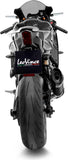 Komplette Auspuffanlage Ohne Katalysator Und Ohne Geräuschzulassung Factory S Edelstahl Schwarz Endkappe Carbon Fiber - Leovince Kompatibel Mit Yamaha Yzf-R7 700 (2021-2024)