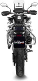 Auspuffendstück Mit Geräuschzulassung Lv One Evo Edelstahl Schwarz Endkappe Carbon Fiber - Leovince Kompatibel Mit Cfmoto 800 Mt Sport (2025-2026)