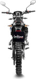 Auspuffendrohr Ohne Geräuschzulassung Lv One Evo Edelstahl Schwarz Endkappe Carbon Fiber - Leovince Kompatibel Mit Aprilia Rx 125 (2021-2024)