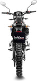 Auspuffendrohr Ohne Geräuschzulassung Lv One Evo Edelstahl Endkappe Carbon Fiber - Leovince Kompatibel Mit Aprilia Rx 125 (2021-2024)