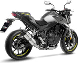 Auspuffendstück Mit Geräuschzulassung Lv One Evo Edelstahl Endkappe Carbon Fiber - Leovince Kompatibel Mit Honda Cb 750 Hornet (2023-2024)