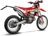 Auspuffendrohr Ohne Geräuschzulassung Lv-X Evo Edelstahl Endkappe Carbon Fiber - Leovince Kompatibel Mit Ktm 500 Exc-F (2020-2023)
