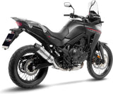 Auspuffendrohr Ohne Geräuschzulassung Lv One Evo Edelstahl Endkappe Carbon Fiber - Leovince Kompatibel Mit Honda Xl 750 Transalp Urban (2025-2026)